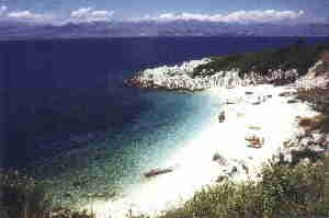 Eine Bucht bei Kassiopi